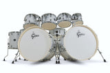Gretsch Drumset Energy Doublebass White Pearl, 9-teiliges Shellset ohne Hardware