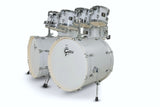 Gretsch Drumset Energy Doublebass White Pearl, 9-teiliges Shellset ohne Hardware