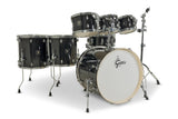 Gretsch Drumset Energy Street 7-teilig in Black Sparkle mit Gretsch Hareware-Satz Concert GRG4