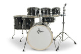 Gretsch Drumset Energy Street 7-teilig in Black Sparkle mit Gretsch Hareware-Satz Concert GRG4