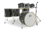Gretsch Drumset Energy Street 7-teilig in Black Fame mit Gretsch Hareware-Satz Concert GRG4