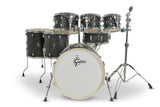 Gretsch Drumset Energy Street 7-teilig in Black Fame mit Gretsch Hareware-Satz Concert GRG4