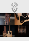 Guild Acoustic Guitar (Westerngitarre) A-20 Marley mit Tonabnehmer und Gigbag, Limited Edition