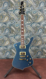Ibanez Electric Guitar IC420-ABM Antique Blue Metallic inkl. Gigbag