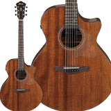 Ibanez Acoustic Guitar AE295-LGS Low Gloss Satin Natural Okoume Mahogany