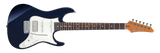 Ibanez Prestige AZ2204NW-DTB Dark Tide Blue inklusive Hardschalenkoffer