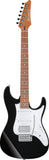 Ibanez Electric Guitar AZ22S2-BK Black, Stratocaster Form, SSH Pickup Bestückung