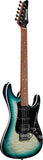 Ibanez Electric Guitar AZ24P1QM-DOB Premium Deep Ocean Blonde, inkl. Gigbag