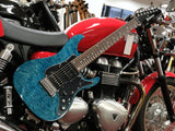Ibanez Electric Guitar 7-String AZ447P1QM-COB Premium in Cosmic Blue, inkl. Gigbag