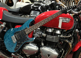 Ibanez Electric Guitar 7-String AZ447P1QM-COB Premium in Cosmic Blue, inkl. Gigbag