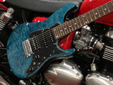 Ibanez Electric Guitar 7-String AZ447P1QM-COB Premium in Cosmic Blue, inkl. Gigbag