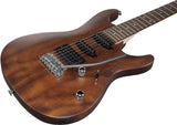 Ibanez E-Git. Package GSA60-WNF Walnut Flat / E-Gitarre, Verstärker, Gurt, Kabel, Stimmgerät und Gigbag