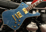 Ibanez Electric Guitar IC420-ABM Antique Blue Metallic inkl. Gigbag