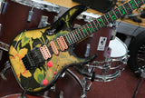 Ibanez Electric Guitar Steve Vai JEM77FP Floral Pattern 1989 mit Di Marzio PAF Pro PUs in Pink