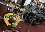 Ibanez Electric Guitar Steve Vai JEM77FP Floral Pattern 1989 mit Di Marzio PAF Pro PUs in Pink