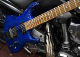 Ibanez Electric Guitar JS1000 Joe Satriani Burnt Transparent Blue