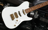 Ibanez Electric Guitar LB1-WH Prestige Signature Lari Basilio White inkl. Originalkoffer