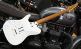 Ibanez Electric Guitar LB1-WH Prestige Signature Lari Basilio White inkl. Originalkoffer