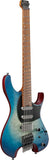 Ibanez Electric Guitar QX54QM-BSM Blue Sphere Burst Matte, inkl. Gigbag