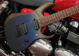 Ibanez Electric Guitar Premium 7-String RG7521PB-DSF in Deep Seafloor Fade Flat, inkl. Gigbag