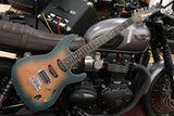 Ibanez Electric Guitar SA460MBW-SUB Sunset Blue Burst