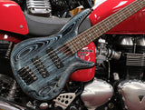 Ibanez SR1325SB-AVL Premium 5-String E-Bass in Aqua Wave Low Gloss, inklusive Gigbag