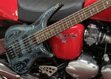 Ibanez SR1325SB-AVL Premium 5-String E-Bass in Aqua Wave Low Gloss, inklusive Gigbag