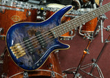 Ibanez E-Bass 5-String Soundgear Premium SR2605-CBB Cerulean Blue Burst, Nordstrand Pickups, aktive Elektronik