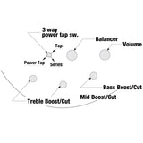 Ibanez E-Bass 4-String Sound Gear SR300E-SVM in Sky Veil Matte