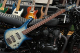 Ibanez Soundgear SR400EQM-SCB Stained Cosmic Blue Starburst, 4-String E-Bass, aktive Elektronik