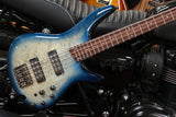 Ibanez Soundgear SR400EQM-SCB Stained Cosmic Blue Starburst, 4-String E-Bass, aktive Elektronik
