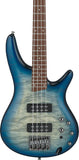 Ibanez Soundgear SR400EQM-SCB Stained Cosmic Blue Starburst, 4-String E-Bass, aktive Elektronik
