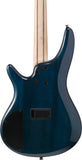 Ibanez Soundgear SR400EQM-SCB Stained Cosmic Blue Starburst, 4-String E-Bass, aktive Elektronik