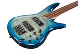 Ibanez Soundgear SR400EQM-SCB Stained Cosmic Blue Starburst, 4-String E-Bass, aktive Elektronik