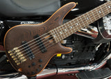 Ibanez E-Bass 6-String Soundgear SR5006-OL Wenge Natural, aktive Elektronik, Bartolini Pickups