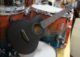 Ibanez Ukulele Concert UEW12E-BIF Black Ice Flat mit Pickup (Tonabnehmer)