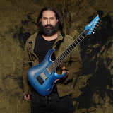 Ibanez Electric Guitar Prestige JBM9999-AMM Jake Bowen in  Azure Metallic Matte inkl. Hardschalenkoffer