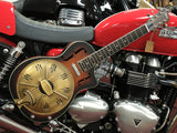 Johnson Resonator Gitarre JR 896CE-SB mit Lipstick Pickup, inkl. Deluxe Gigbag