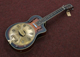 Johnson Resonator Gitarre JR 896CE-SB mit Lipstick Pickup, inkl. Deluxe Gigbag