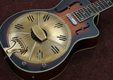 Johnson Resonator Gitarre JR 896CE-SB mit Lipstick Pickup, inkl. Deluxe Gigbag