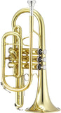Jupiter Cornet JCR700Q, CHF 619.--, Bb-Stimmung, goldfarbig hochglanz lackiert, inkl. Deluxe Softcase