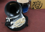 Jupiter Sousaphone JSP1000 Fiberglas in Schwarz inklusive Gigbag, perfekt für Guggemuusig