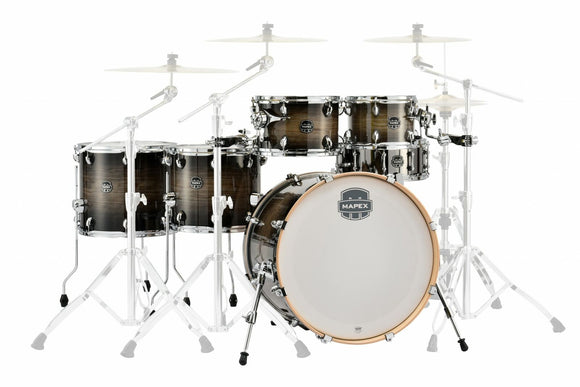 Mapex Drumset Armory AR628SFU Studioease Shellset in Black Dawn inkl. Snaredrum, ohne Hardware, ohne Cymbals