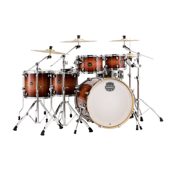 Mapex Drumset Armory AR628SFU Studioease Shellset in Redwood Burst inkl. Snaredrum, ohne Hardware, ohne Cymbals