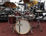 Mapex Drumset Horizon inkl. Sabian Cymbals und Hardwaresatz, Bordeaux mit sichtbarer Holzstruktur, Occasion