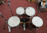 Mapex Drumset Meridian (Birkenkessel) Occasion / Mahogany Red-Brown transparent - inkl. Hardware - ohne Cymbals
