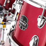 Mapex Drumset VE5044FT Venus Fusion Set, Crimson Red Sparkle mit Hardwaresatz, ohne Cymbals