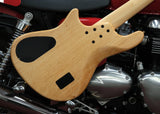Marleaux Votan XS 5-String Premium Myrtle Burl Top Natural, inkl. Softcase