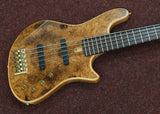 Marleaux Votan XS 5-String Premium Myrtle Burl Top Natural, inkl. Softcase