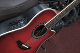 Ovation Acoustic Guitar Custom Legend C2079AX Rubyred Burst inkl. Hartschalenkoffer